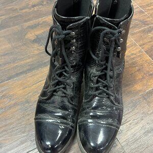 Donald Pliner - Patent Leather Boot - Size 10